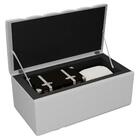 Cabeceira E Recamier Bau Solteiro 90 Cm Dalia Linho Artte