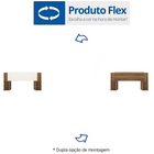 Cabeceira Eccos Flex Com Painel Reversivel Fabrimóveis