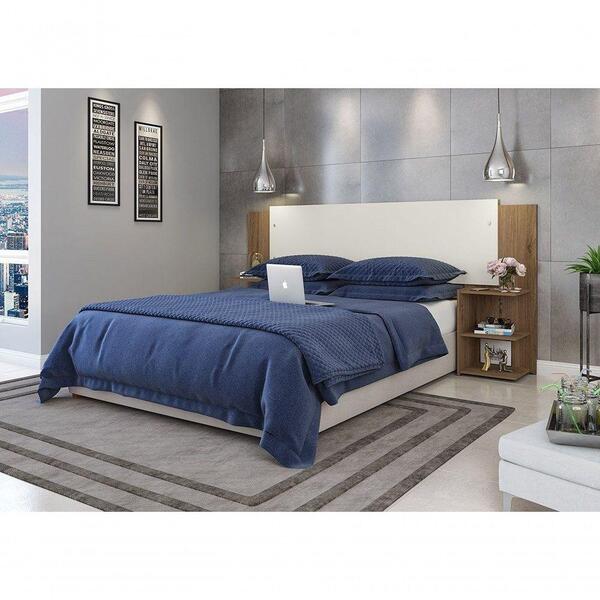 Cabeceira Eccos Flex Com Painel Reversivel Fabrimóveis