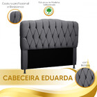 Cabeceira Eduarda 1,95 Para Cama Box King Size - Veludo