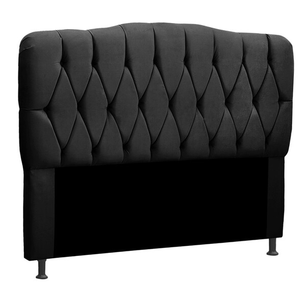 Cabeceira Eduarda 1,95 Para Cama Box King Size - Veludo