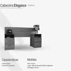 Cabeceira Elegance Casal Queen Com 2 Mesas De Cabeceira Cor B