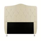 Cabeceira Em Cama Box King Size 1,95 Cm Atena Bege
