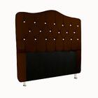 Cabeceira Em Cama Box King Size 1,95 Cm Atena Marrom