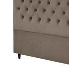 Cabeceira Embaixatriz Plus Queen 1600mm Suede Bege - Simbal
