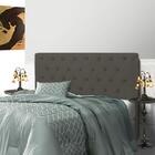 Cabeceira Embaixatriz Plus Queen 1600mm Veludo Adar Marrom -