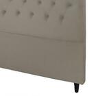 Cabeceira Embaixatriz Plus Solteiro 900mm Veludo Slim Castor