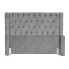 Cabeceira Emma Para Cama Box Solteiro Linho Cores - Ds Estofa