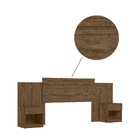 Cabeceira Emporium Com 2 Mesas De Cabeceira Castanho Wood Off