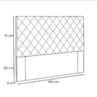 Cabeceira Esmeralda 160 Cm Queen