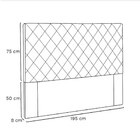Cabeceira Esmeralda 195 Cm King