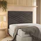 Cabeceira Esmeralda Casal 140cm Suede- Shop Das Cabeceiras