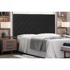 Cabeceira Esmeralda Corano Preto King 195cm Spezzia