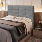 Cabeceira Esmeralda Para Cama Box Casal 140 Cm Linho - D'ross