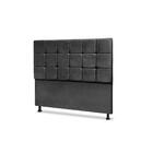 Cabeceira Espanha Grafite 160cm Queen Bebezin