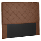 Cabeceira Estofada 140 Cm Glass Veludo Telha - Nexta Casa