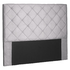 Cabeceira Estofada 195 Cm Glass Veludo Cinza Claro - Nexta Ca