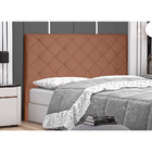 Cabeceira Estofada 90 Cm Glass Veludo Telha - Nexta Casa