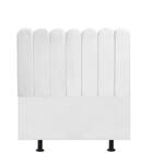 Cabeceira Estofada Alanis 100cm Solteiro Suede Branco - D A D