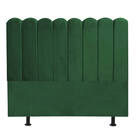 Cabeceira Estofada Alanis 160cm Queen Suede Verde - D A Decor