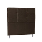 Cabeceira Estofada Alba Queen 160 Cm Para Cama Box Suede Esco