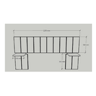 Cabeceira Estofada Angra Casal Cinza + Bancada - Quarto Box