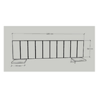 Cabeceira Estofada Bela + Bancada Preto Casal Box