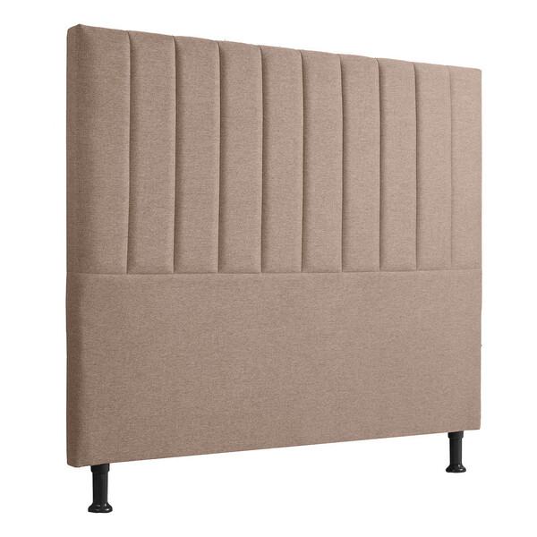 Cabeceira Estofada Bella Casal 140cm Linho Creme - Shop Das C