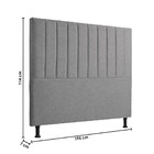Cabeceira Estofada Bella King 195cm Star Confort