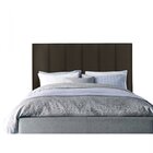 Cabeceira Estofada Box Queen Jade  Marrom
