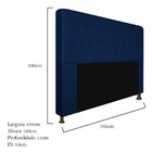 Cabeceira Estofada Brenda 195 Cm King Size Com Botonê Suede A