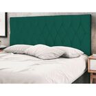 Cabeceira Estofada Cama Box Casal 140 Cm Bianca Suede Cor:ver