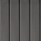 Cabeceira Estofada Cama Box Casal 140 Cm Greta Corino Cinza