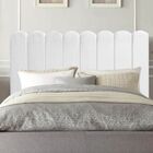 Cabeceira Estofada Cama Box Casal 140 Cm Maitê Suede Branco