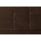 Cabeceira Estofada Cama Box Casal 140 Cm Tóquio Suede Marrom