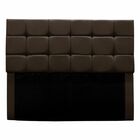 Cabeceira Estofada Cama Box Casal 160 Cm Gabriela Suede Marrom