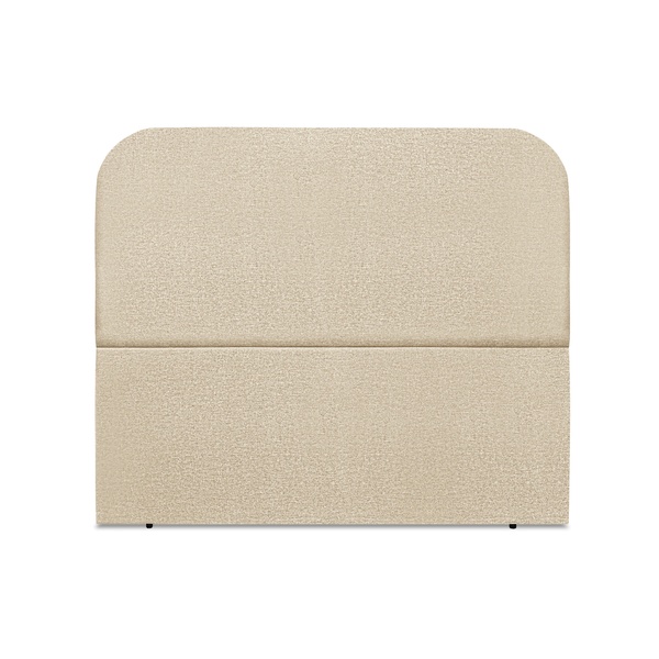 Cabeceira Estofada Cama Box Casal Alana 140cm Linho Preto