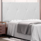 Cabeceira Estofada Cama Box Casal Aquilla 140cm Corano Branco