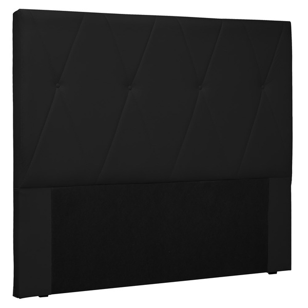 Cabeceira Estofada Cama Box Casal Aquilla 140cm Corano Preto