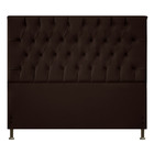 Cabeceira Estofada Cama Box Casal Diamond 140cm Com Frame Cor