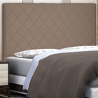Cabeceira Estofada Cama Box Casal Esmeralda 140cm Suede Caram