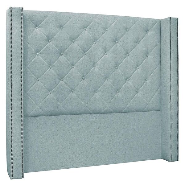 Cabeceira Estofada Cama Box Casal King Size Alteza 195cm Linh