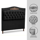 Cabeceira Estofada Cama Box Casal King Size Belize 195cm Velu
