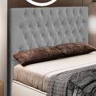 Cabeceira Estofada Cama Box Casal King Size Diamond 193cm Com