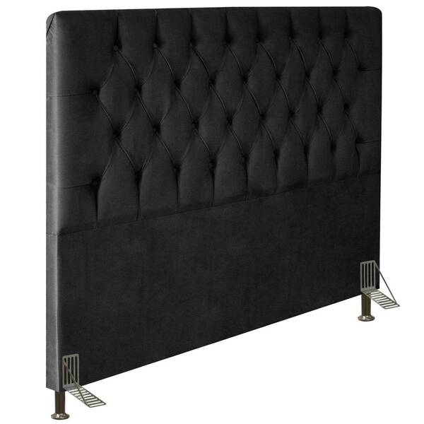 Cabeceira Estofada Cama Box Casal King Size Diamond 193cm Com