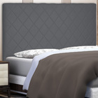Cabeceira Estofada Cama Box Casal King Size Esmeralda 195cm S