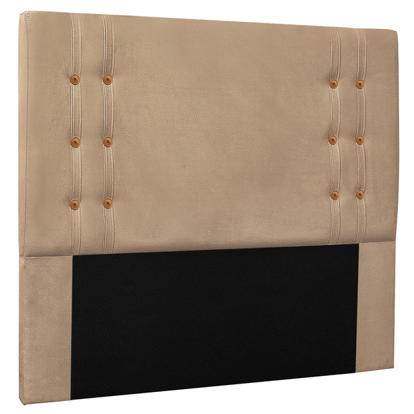 Cabeceira Estofada Cama Box Casal King Size Monreale 195cm Su