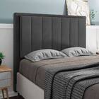 Cabeceira Estofada Cama Box Casal King Size Opala 193cm Com F