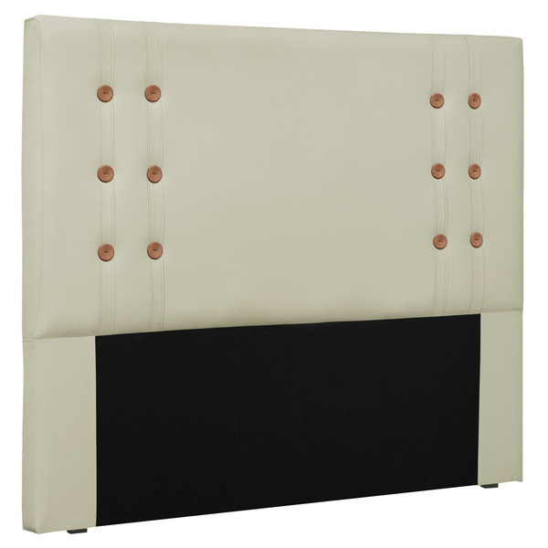 Cabeceira Estofada Cama Box Casal Monreale 140cm Corano Bege