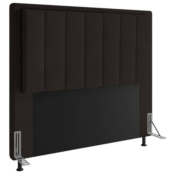 Cabeceira Estofada Cama Box Casal Opala 140cm Com Frame Suede